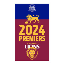 Brisbane Lions 2024 AFL Premiers Flag Supporter