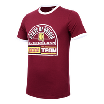 QLD Maroons Mens Heritage Tee | Maroon