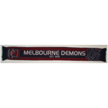 Melbourne Demons AFL Crop Jacquard Scarf