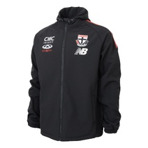 St Kilda Saints NEW BALANCE AFL Mens Winter Jacket | Black
