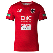 St Kilda Saints AFL NEW BALANCE Mens Training Tee | Red