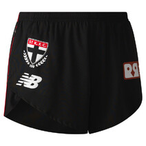 St Kilda Saints AFL NEW BALANCE Mens Training Shorts | Black