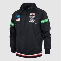 St Kilda Saints AFL NEW BALANCE Mens Team Player Hoodie | Black