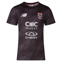 St Kilda Saints NEW BALANCE AFL Mens Coaches Training Tee | Black