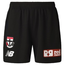 St Kilda Saints NEW BALANCE AFL Mens Travel Shorts | Black