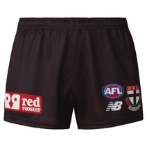 St Kilda Saints NEW BALANCE AFL Mens Home Shorts | Black