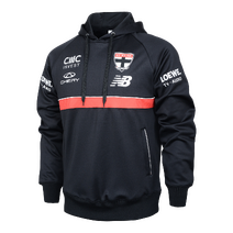 St Kilda Saints 2025 AFL NEW BALANCE Mens Hoodie | Black