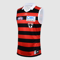 St Kilda Saints 2025 AFL NEW BALANCE Mens Gather Round Guernsey | Red-Black