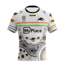 Penrith Panthers O'Neills NRL Adults Indigenous Replica Jersey | White