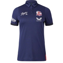 Sydney Roosters Womens Media Polo - Navy