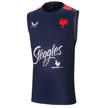 Sydney Roosters CASTORE NRL Mens Training Singlet No UNIBET ver | NAVY