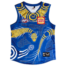 West Coast Eagles 2022 CASTORE AFL Mens Indigenous Dreamtime Guernsey