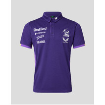Melbourne Storm Mens Players Media Polo - Purple