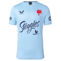 Sydney Roosters Mens Training S/S T-Shirt - Bondi Blue