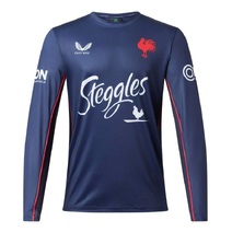 Sydney Roosters Mens LS Training Tee - Navy