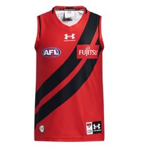 Essendon Bombers AFL UNDER ARMOUR Mens Away Replica SL Guernsey | Red