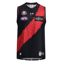 Essendon Bombers AFL UNDER ARMOUR Youth ANZAC SL Guernsey