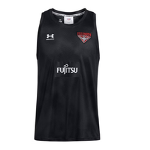 Essendon Bombers AFL UNDER ARMOUR Mens Training Singlet | Black