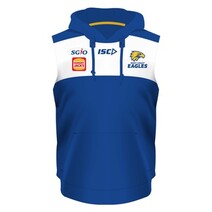 West Coast Eagles AFL ISC Mens Sleeveless Squad Hoody