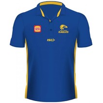 West Coast Eagles ISC AFL Kids Media Polo