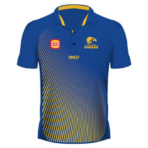West Coast Eagles AFL ISC Mens Performance Polo Shirt