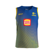 West Coast Eagles AFL ISC Mens Training Singlet