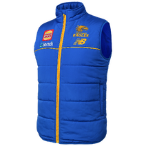 West Coast AFL NEW BALANCE Mens Puffer Vest