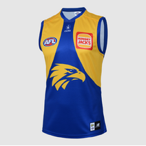 West Coast Eagles 2025 AFL NEW BALANCE Mens Home Guernsey