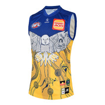 West Coast Eagles 2025 AFL NEW BALANCE Mens Indigenous Guernsey