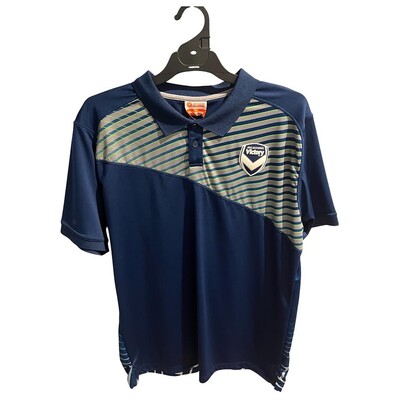 Melbourne Victory Mens Geo Strike Polo