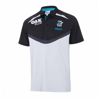 Details about   Port Adelaide Power AFL Carbon Performance Polo Shirt Sizes S-3XL BNWT 